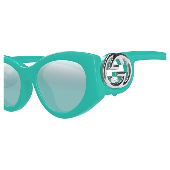 NWT Gucci GG1691S-004 Light Blue Light Blue Light Blue Sunglasses